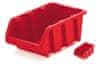 Plastový úložný box 195x120x90 červený
