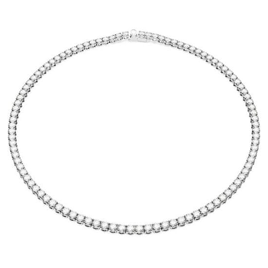 Swarovski Luxusný náhrdelník s čírymi kryštálmi Matrix Tennis 5681796