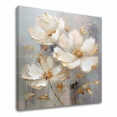 ARTMIE Kvetinový svet na plátne Potešenie pre vaše zmysly | 100x100 cm