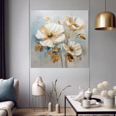 ARTMIE Kvetinový svet na plátne Symfónia elegancie | 50x50 cm