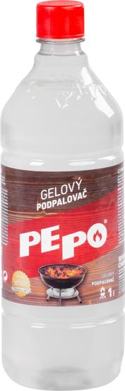 PE-PO Podpaľovač PE-PO gélový, 1000 ml, rozpaľovač na gril, kachle, krby, pece