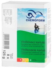 Chemoform Prípravok do bazéna Chemoform 0908, Flock, vločkovacia kartuša, 8x125 g