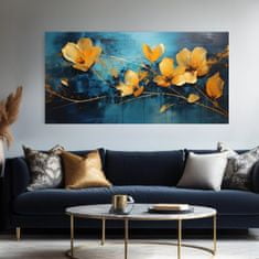 ARTMIE Nadčasová elegancia na plátne Jemnosť modrého sveta | 60x120 cm