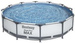 Bestway Bazén Bestway Steel Pro MAX, 56418, kartušová filtrácia, rebrík, 366x100 cm