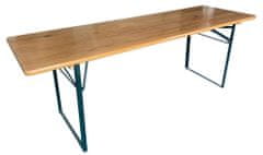 ST LEISURE EQUIPMENT Stôl DORTMUND Medium, 200x50x77 cm