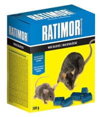 Ratimor Návnada RATIMOR Brodifacoum wax blocks, na myši a potkany, 300 g, parafínové kocky