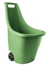 Vozík Keter EASY GO 50 lit., 51x56x84 cm, zelený, na záhradný odpad