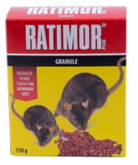 Ratimor Návnada RATIMOR Bromadiolon pellets, 150 g, na myši a potkany, granule
