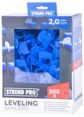 Strend Pro Medzerník Strend Pro LS230T, nivelačný, pod obklad, 2.0 mm, bal. 300 ks, plast modrý
