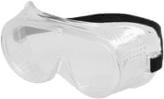 Okuliare Safetyco B320, číre, ochranné, uzavreté, s vetraním