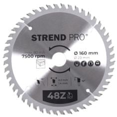 Strend Pro Kotúč Strend Pro TCT 160x2.2x20/16 mm 48T, na drevo, pílový, SK plátky