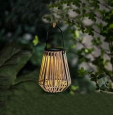 STREND PRO GARDEN Lampa Strend Pro Garden, solárna, LED, závesná, ratan, 12x12x24 cm