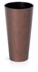 Prosperplast Kvetináč s vložkou TUBUS Slim Corten 150x286 mm, medený vzhľad