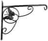 Strend Pro Vešiak Strend Pro, držiak, na kvetináč, ozdobný s motýľom, kovový, 28x28 cm