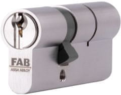Vložka cylindrická FAB 1.00*/DNm 30+50, 3 kľúče, stavebná