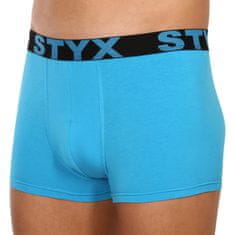 Styx 3PACK pánske boxerky športová guma svetlo modré (3G1169) - veľkosť L