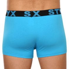 Styx 3PACK pánske boxerky športová guma svetlo modré (3G1169) - veľkosť L