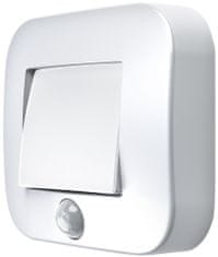 Svietidlo LEDVANCE NIGHTLUX Hall White, so senzorom pohybu, naklápacie, 3xAAA, 84x73x22 mm
