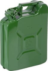 Kanister JerryCan LD10, 10 lit., kovový, na PHM, zelený