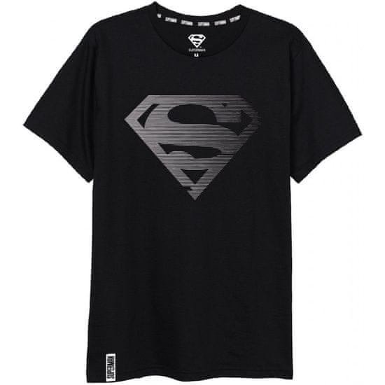 E plus M Pánske tričko Superman - čierne