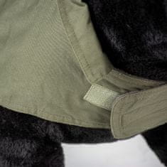 Duvo+ vesta pre psov na štýl trenčkotu XL 70cm zelená