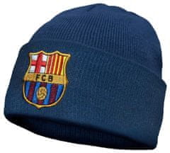 FAN SHOP SLOVAKIA Zimná čiapka FC Barcelona, tmavo modrá