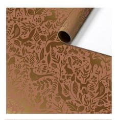 Decor By Glassor Baliaci papier staroružový so zlatými zvieratkami