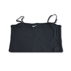 Nike Tričko čierna M Essential Rib Crop Top