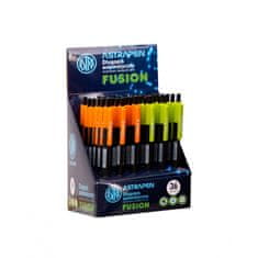 Astra ASTRAPEN Fusion, Guľôčkové pero 0,6mm, modré, stojan, mix farieb, 201022018
