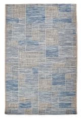 Kusový koberec Terazza 21107-733 Ivory Silver / Blue – na von aj na doma 160x230