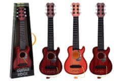 Johntoy Gitara rocková s 6 kovovými strunami 45 cm