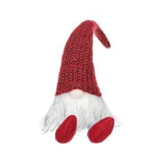 Autronic Vianočný škriatok, látková dekorácia Farba: Červená čiapka