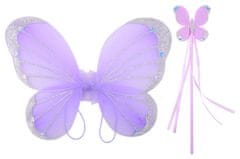 Johntoy Motýlie krídla s paličkou 35 cm