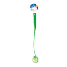 Duvo+ Hádzacia tyč s tenisovou loptou (priemer 6cm) -zelený 6x8x50cm