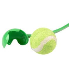 Duvo+ Hádzacia tyč s tenisovou loptou (priemer 6cm) -zelený 6x8x50cm