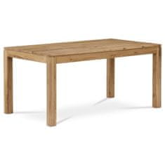 Autronic Stôl jedálenský 160x90x75 cm, masív dub, povrchová úprava olejom