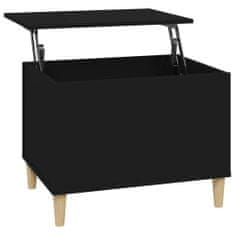 Vidaxl Konferenčný stolík čierny 60x44,5x45 cm spracované drevo