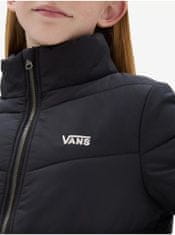 Vans Čierna dievčenská zimná prešívaná bunda VANS Foundry Puffer 160