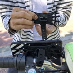 MG Swivel držiak na mobil na bicykel 4-6'', čierny