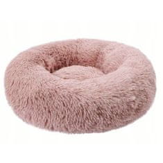 BB-Shop Pohodlný plyšový ružový pelech pre psov 60 cm