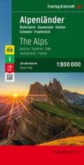 Freytag & Berndt Alpské krajiny 1:800 000 / automapa