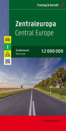 Freytag & Berndt Európa stredná 1:2 000 000 / automapa