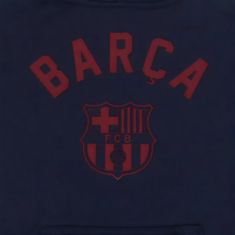 FAN SHOP SLOVAKIA Detská mikina FC Barcelona, kapucňa, tmavo modrá | 8-9r