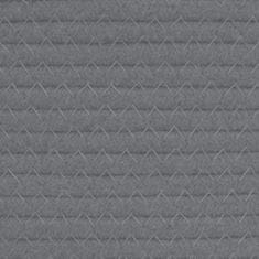 Vidaxl Úložné koše 2 ks sivé a biele Ø24x18 cm bavlna