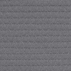Vidaxl Úložný kôš, sivo biely Ø40x35 cm, bavlna