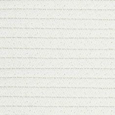 Vidaxl Kôš na bielizeň béžovo-biely Ø60x36 cm bavlna