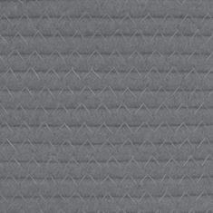 Vidaxl Úložný kôš sivobiely Ø38x46 cm bavlna