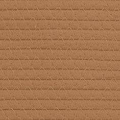 Vidaxl Úložný kôš hnedý Ø40x35 cm bavlna