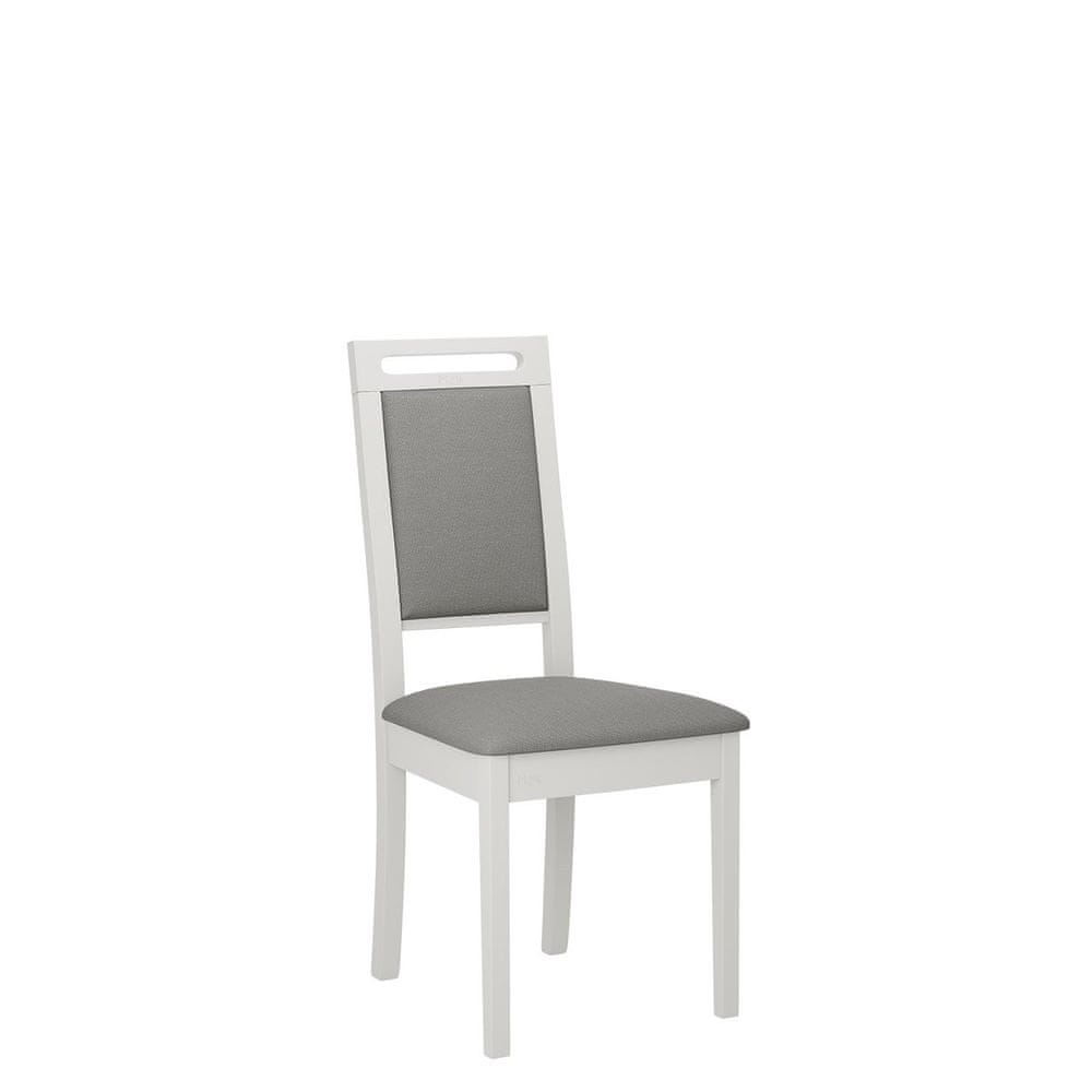 Veneti Čalúnená stolička do jedálne ENELI 15 - biela / šedá