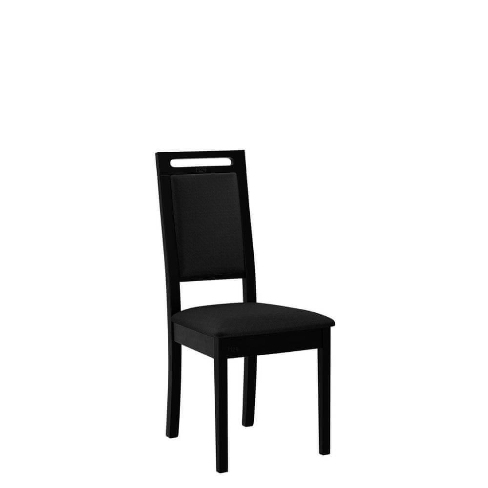 Veneti Čalúnená stolička do jedálne ENELI 15 - čierna